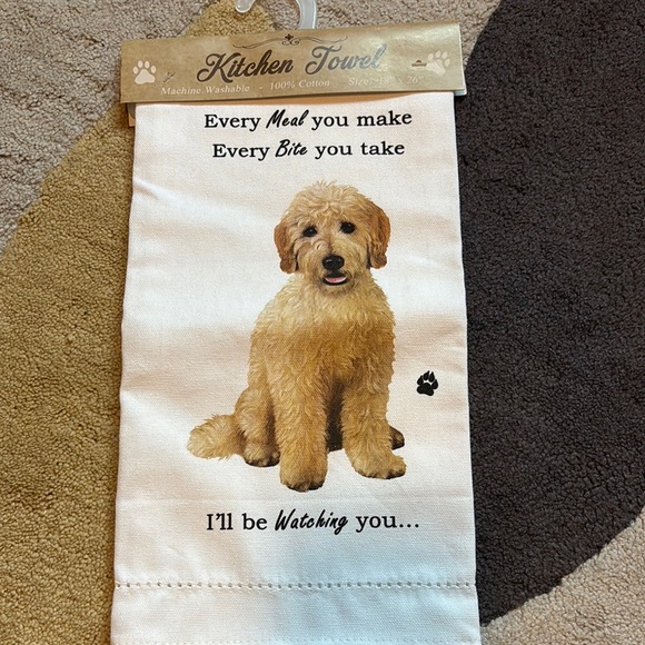 Kitchen | Dog Print Kitchen Towel | Poshmark